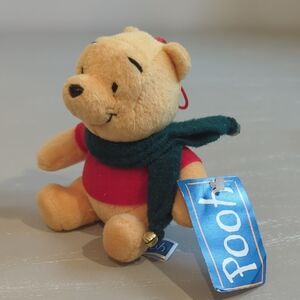 Disney Winnie the Pooh‎ Ornament Winter Scarf Plush